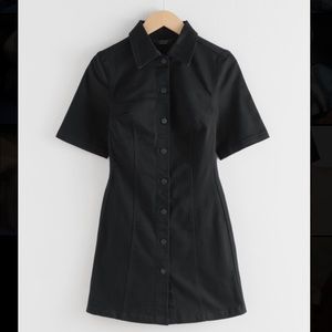 NWOT & Other Stories Black Denim Dress